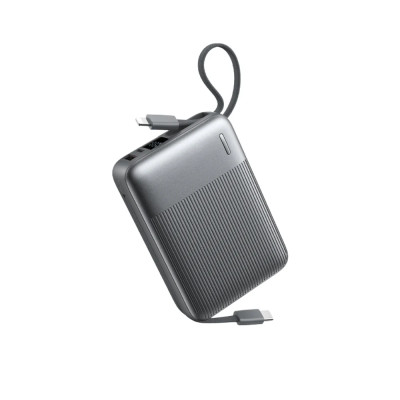 Зовнішній акумулятор REMAX 22.5W Fast Charging Cables Power Bank 20000mAh FC-06 grey