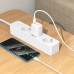 Мережевий зарядний пристрій з кабелем BOROFONE BN26 Fuente single-port PD20W charger set (C to C) (EU) White Мережевий зарядний пристрій з кабелем BOROFONE BN26 Fuente single-port PD20W charger set (C to C) (EU) White