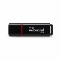 Флеш-накопичувач Wibrand USB 3.2 Gen1 Scarab 64GB Black Флеш-накопичувач Wibrand USB 3.2 Gen1 Scarab 64GB Black