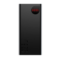 Зовнішній акумулятор Baseus Adaman Digital Display Fast Charge Power Bank 40000mAh 22.5W Black