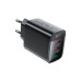 Мережевий зарядний пристрій ACEFAST A108 PD67W GaN (2*USB-C+USB-A) charger Black