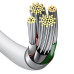Кабель Baseus Superior Series Fast Charging Data Cable USB to iP 2.4A 0.25m White Кабель Baseus Superior Series Fast Charging Data Cable USB to iP 2.4A 0.25m White