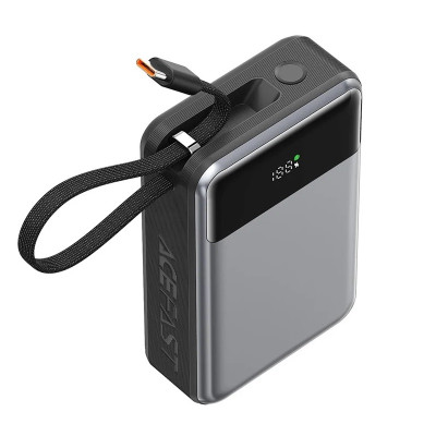 Зовнішній акумулятор ACEFAST M21 PD65W power bank with cable 20000mAh Black Зовнішній акумулятор ACEFAST M21 PD65W power bank with cable 20000mAh Black