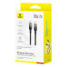 Кабель Baseus Discolor Series Fast Charging Cable USB-C to USB-C 100W 1m Cluster Black Кабель Baseus Discolor Series Fast Charging Cable USB-C to USB-C 100W 1m Cluster Black