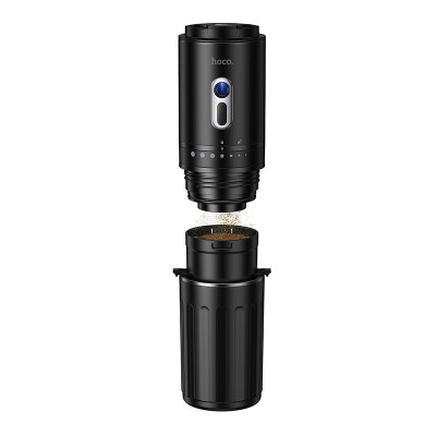 Портативна кавомашина HOCO HX80 15 W 1300 mAh Portable all-in-one coffee machine Black Портативна кавомашина HOCO HX80 15 W 1300 mAh Portable all-in-one coffee machine Black