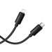 Кабель BOROFONE BX123 Leya PD30W silicone charging data cable iP Black
