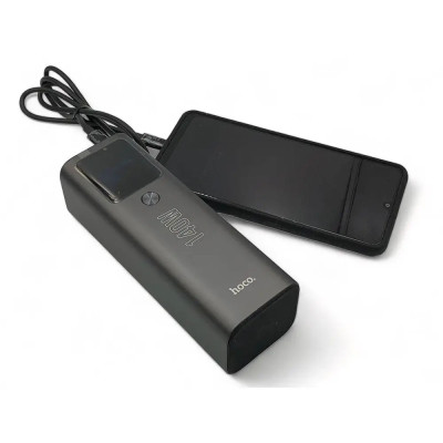 Зовнішній акумулятор HOCO Q17 Electric PD140W power bank(25000mAh) Black