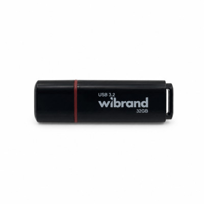 Флеш-накопичувач Wibrand USB 3.2 Gen1 Scarab 32GB Black Флеш-накопичувач Wibrand USB 3.2 Gen1 Scarab 32GB Black