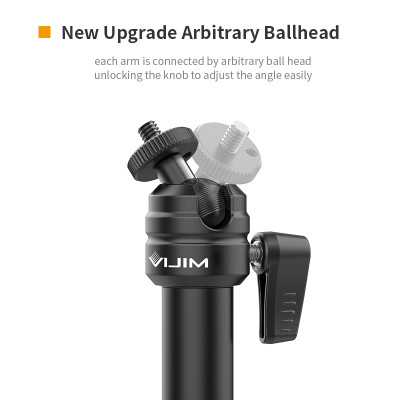 Штатив-тримач Ulanzi Vijim Desktop Flexible Arm/Light Stand(Three-Stages) (UV-2666 LS08) Штатив-тримач Ulanzi Vijim Desktop Flexible Arm/Light Stand(Three-Stages) (UV-2666 LS08)