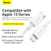 Кабель Baseus Superior Series Fast Charging Data Cable Type-C to iP PD 20W 1.5m White Кабель Baseus Superior Series Fast Charging Data Cable Type-C to iP PD 20W 1.5m White