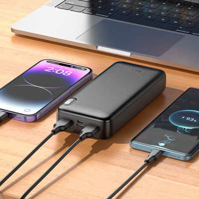 Внешний аккумулятор HOCO J128A Powerful power bank(20000mAh) Black Внешний аккумулятор HOCO J128A Powerful power bank(20000mAh) Black