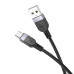 Кабель HOCO X109 Energy silicone charging data cable Type-C (L=1M) Black