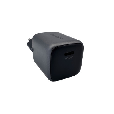 Мережевий зарядний пристрій UGREEN CD319 USB-C GaN Fast Charger 30W EU (Space Gray)(UGR-90666) Мережевий зарядний пристрій UGREEN CD319 USB-C GaN Fast Charger 30W EU (Space Gray)(UGR-90666)