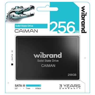 Накопичувач SSD Wibrand Caiman 256GB 2.5