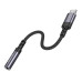 Перехідник BOROFONE BV24 Graceful digital audio converter cable Type-C to 3.5mm Metal Grey Перехідник BOROFONE BV24 Graceful digital audio converter cable Type-C to 3.5mm Metal Grey