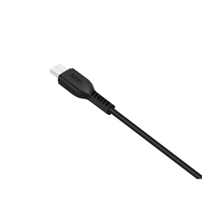 Кабель HOCO X20 USB to Micro 2A, 2m, PVC, TPE connectors, Black Кабель HOCO X20 USB to Micro 2A, 2m, PVC, TPE connectors, Black