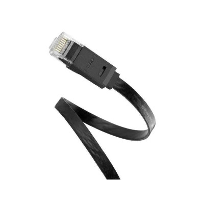 Мережевий кабель UGREEN Cat 6 U/UTP Lan Flat Cable 3m (Black) Мережевий кабель UGREEN Cat 6 U/UTP Lan Flat Cable 3m (Black)