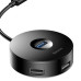 USB-хаб Baseus round box HUB adapter(USB3.0 to USB3.0*1+USB2.0*3)1m Black USB-хаб Baseus round box HUB adapter(USB3.0 to USB3.0*1+USB2.0*3)1m Black