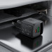 Мережевий зарядний пристрій ACEFAST A114 PD25W GaN charger (USB-A+USB-C) with digital display Black Мережевий зарядний пристрій ACEFAST A114 PD25W GaN charger (USB-A+USB-C) with digital display Black