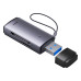 Кардридер Baseus Lite Series USB-A to SD/TF Card Reader Grey Кардридер Baseus Lite Series USB-A to SD/TF Card Reader Grey