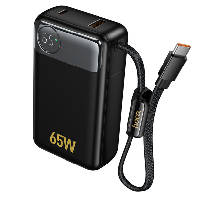 Зовнішній акумулятор HOCO Q53 Skillful PD65W power bank(12000mAh) Black