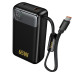 Зовнішній акумулятор HOCO Q53 Skillful PD65W power bank(12000mAh) Black