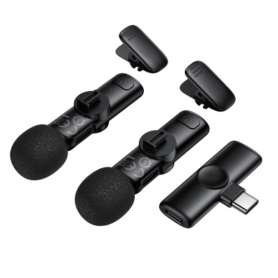 Бездротова мікрофонна система BOROFONE BFK16A Winner dual-mic (Type-C) Black