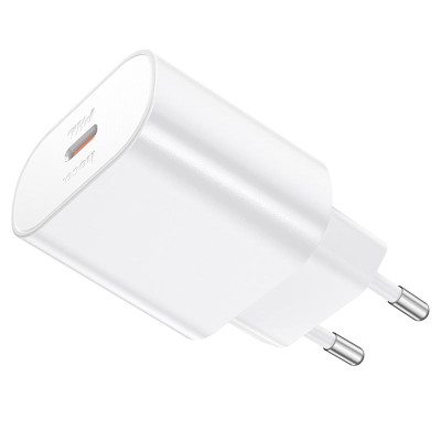 Мережевий зарядний пристрій HOCO N22 Jetta PD25W charger White Мережевий зарядний пристрій HOCO N22 Jetta PD25W charger White