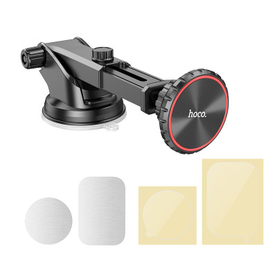 Автотримач для телефона HOCO CA98 City center console magnetic car holder Black Автотримач для телефона HOCO CA98 City center console magnetic car holder Black