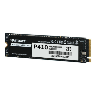 Накопичувач SSD M.2 Patriot P410 2TB NVMe 2280 PCIe Gen4 x4 5000/4500 TLC