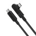 Кабель ACEFAST C5-03 USB-C to USB-C 100W right angled aluminum alloy 2m Black Кабель ACEFAST C5-03 USB-C to USB-C 100W right angled aluminum alloy 2m Black