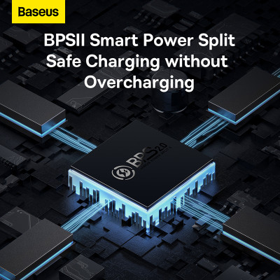 Мережевий зарядний пристрій з кабелем Baseus GaN5 Pro Fast Charger 2C+U 65W EU Black(Baseus Xiaobai charging Cable Type-C to Type-C 100W) Мережевий зарядний пристрій з кабелем Baseus GaN5 Pro Fast Charger 2C+U 65W EU Black(Baseus Xiaobai charging Cable Type-C to Type-C 100W)