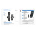 Бездротова мікрофонна система BOROFONE BFK12 Trophy lavalier (Type-C) Black