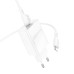 Мережевий зарядний пристрій з кабелем BOROFONE BA21A Pro Long journey single port PD20W charger set(C to iP) White Мережевий зарядний пристрій з кабелем BOROFONE BA21A Pro Long journey single port PD20W charger set(C to iP) White