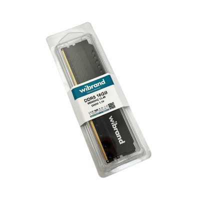 Оперативна пам'ять DDR5 Wibrand 16GB 6000MHz CL48 DIMM Heatsink Black