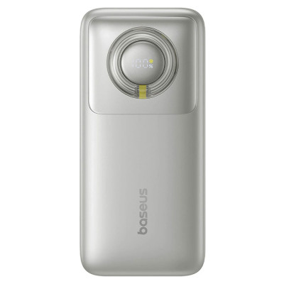 Зовнішній акумулятор Baseus Free2Pull Power Bank with Retractable Cable 20000mAh 65W Lunar gray Зовнішній акумулятор Baseus Free2Pull Power Bank with Retractable Cable 20000mAh 65W Lunar gray