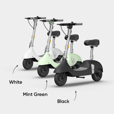 Електросамокат з сидінням OKAI Ceetle PRO EA10C White 10', 350(900)W, 25Km/h, 10.4Ah, 55Km, 20%, NFC, App.29kg