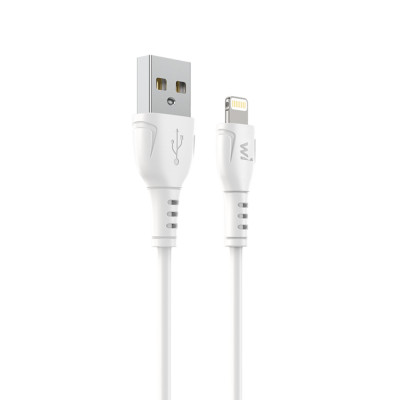Кабель Wibrand Boa PVC charging data cable for iP 1m White Кабель Wibrand Boa PVC charging data cable for iP 1m White