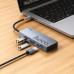 USB-хаб HOCO HB50 Wow 5-in-1 multi-function converter (HDTV+PD+USB3.0*3) Deep Space Gray