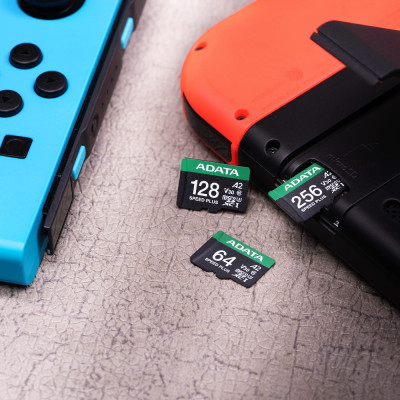 Карта пам'яті microSDXC (UHS-1 U3) A-DATA SPEED PLUS 64Gb Class 10 V30 A2 (R-160Mb/s W140Mb/s) (adapter SD) Карта пам'яті microSDXC (UHS-1 U3) A-DATA SPEED PLUS 64Gb Class 10 V30 A2 (R-160Mb/s W140Mb/s) (adapter SD)