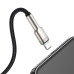 Кабель Baseus Cafule Series Metal Data Cable Type-C to iP PD 20W 1m Black Кабель Baseus Cafule Series Metal Data Cable Type-C to iP PD 20W 1m Black