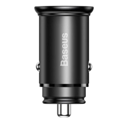 Автомобільний зарядний пристрій Baseus Circular Metal PPS Quick Charger Car Charger 30W(VOOC)