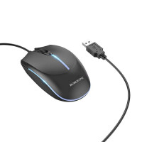 Миша BOROFONE BG10 Soaring game luminous wired mouse Black Миша BOROFONE BG10 Soaring game luminous wired mouse Black