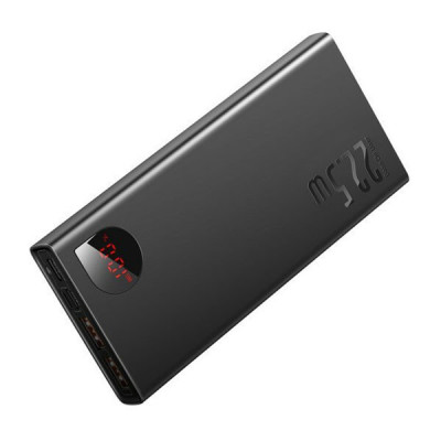 Зовнішній акумулятор Baseus Adaman Metal Digital Display Quick Charge Power Bank 10000mAh 22.5W Black