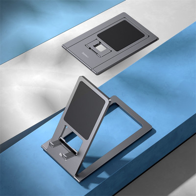 Підставка для телефона Baseus Foldable Metal Desktop Holder Gray Підставка для телефона Baseus Foldable Metal Desktop Holder Gray