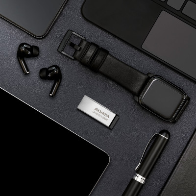 Флеш-накопичувач ADATA USB 3.2 UR 350 128Gb Silver/Black