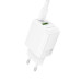 Мережевий зарядний пристрій BOROFONE BN29 Fuente PD30W+QC3.0 charger (EU) White Мережевий зарядний пристрій BOROFONE BN29 Fuente PD30W+QC3.0 charger (EU) White