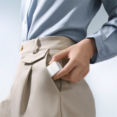 Мережевий зарядний пристрій Baseus Palm Fast Charger 1C 20W EU Moon White (with Baseus Mini White Cable USB-C to USB-C 60W (20V/3A) 1m Moon White) Мережевий зарядний пристрій Baseus Palm Fast Charger 1C 20W EU Moon White (with Baseus Mini White Cable USB-C to USB-C 60W (20V/3A) 1m Moon White)