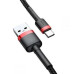 Кабель Baseus Cafule Cable USB For Type-C 3A 2m Red+Black Кабель Baseus Cafule Cable USB For Type-C 3A 2m Red+Black