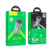 Автомобільний зарядний пристрій HOCO Z49 Level dual port car charger Metal Gray Автомобільний зарядний пристрій HOCO Z49 Level dual port car charger Metal Gray